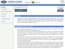 Tablet Screenshot of netacad.univ-reims.fr