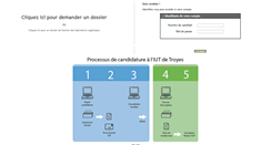 Desktop Screenshot of candidatures.iut-troyes.univ-reims.fr